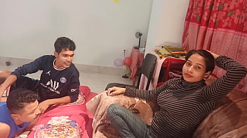 Three Indian women engage in steamy threesome with Hanif and Shapan Pramanik