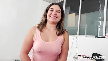 Ana Bad, a curvy teen, moans loudly during intense sex session